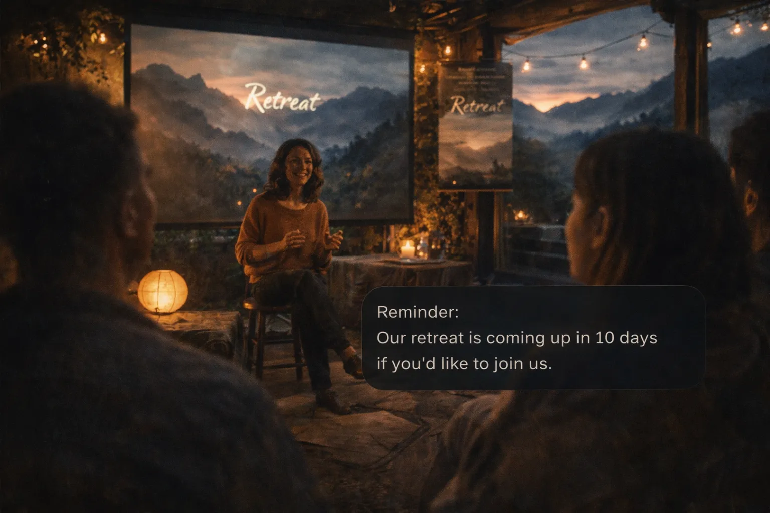 SMS marketing for retreats