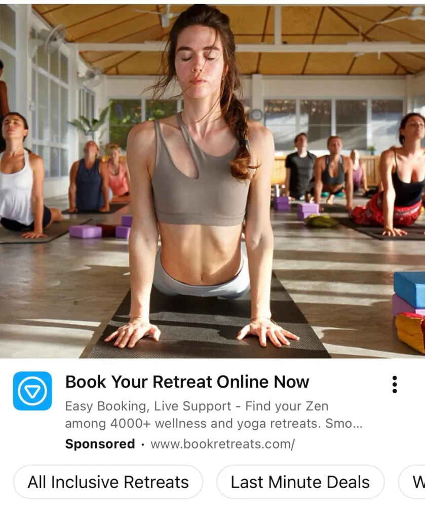 youtube ads for retreats