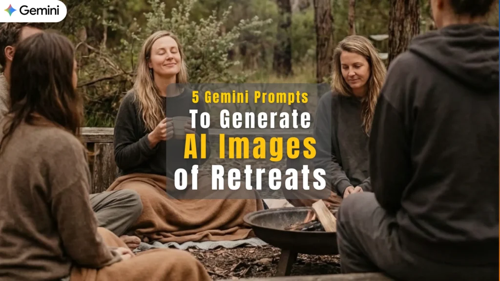 5 Gemini Prompts to Generate AI Images of Retreats for Social Media