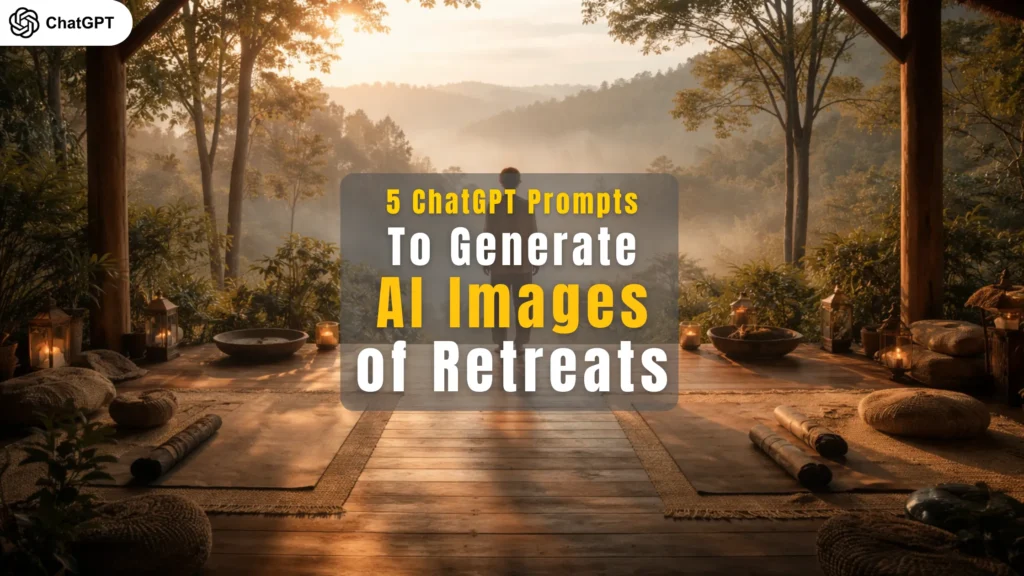 5 ChatGPT Prompts to Generate AI Images of Retreats for Social Media