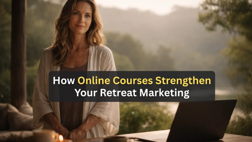 How Online Courses Strengthen Your Retreat Marketing