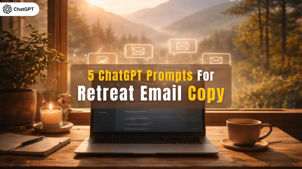 10 ChatGPT Prompts for Retreat Email Copy