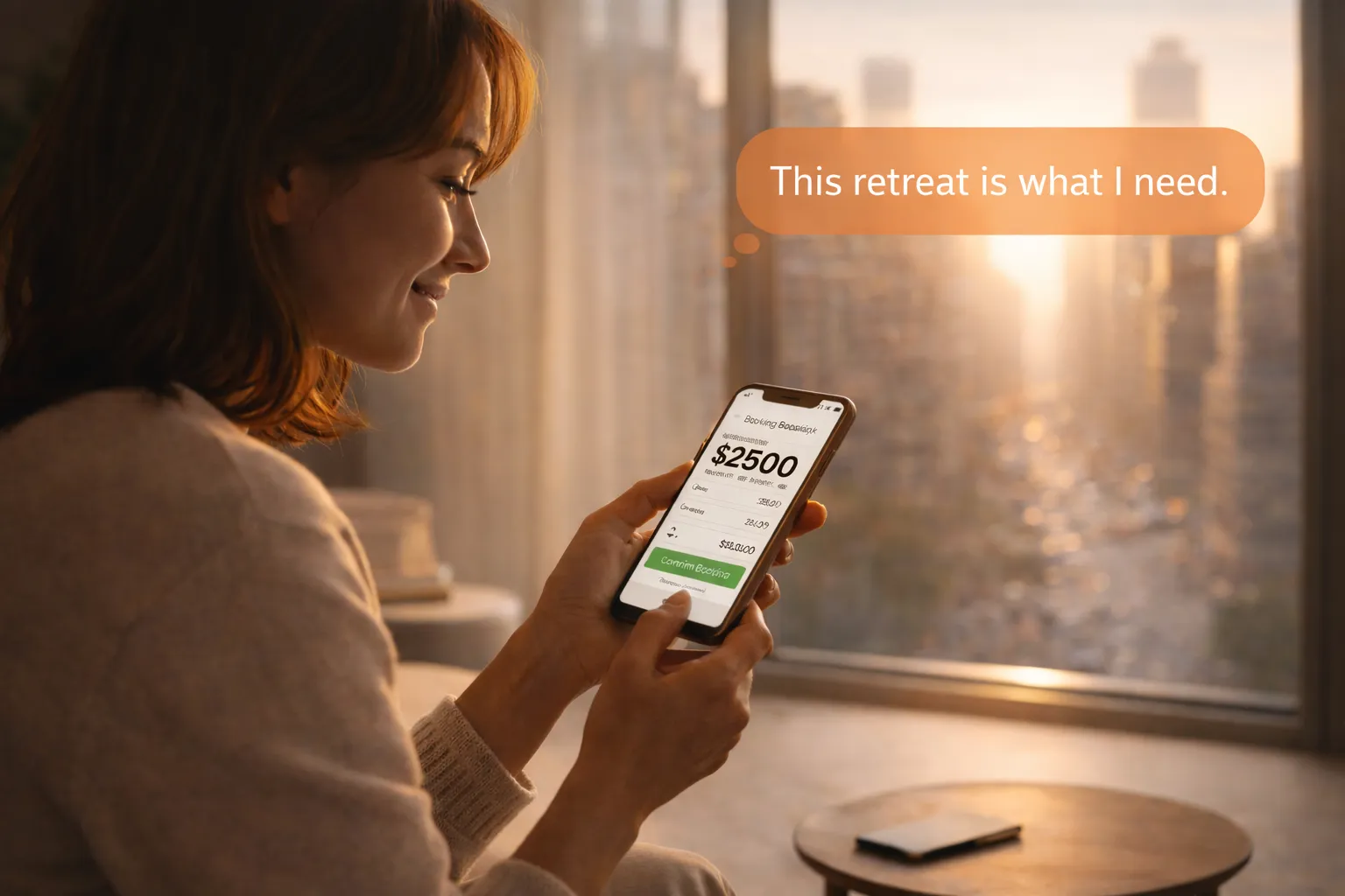 Why retreats sell emotionally, not logically