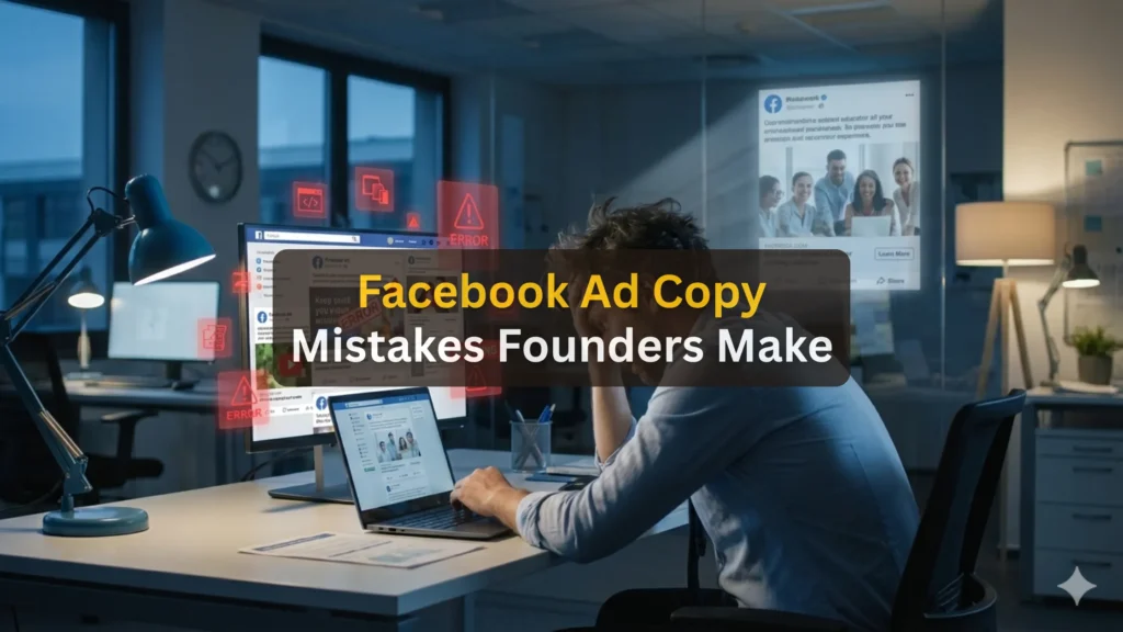 Facebook Ad Copy Mistakes Founders Make