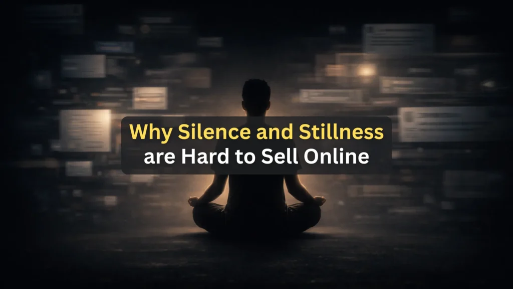 Why silence and stillness are hard to sell
