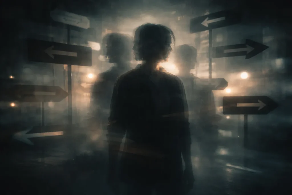 Why does inconsistent positioning confuse AI systems? Give a MidJourney prompt to create an image to add in the above section