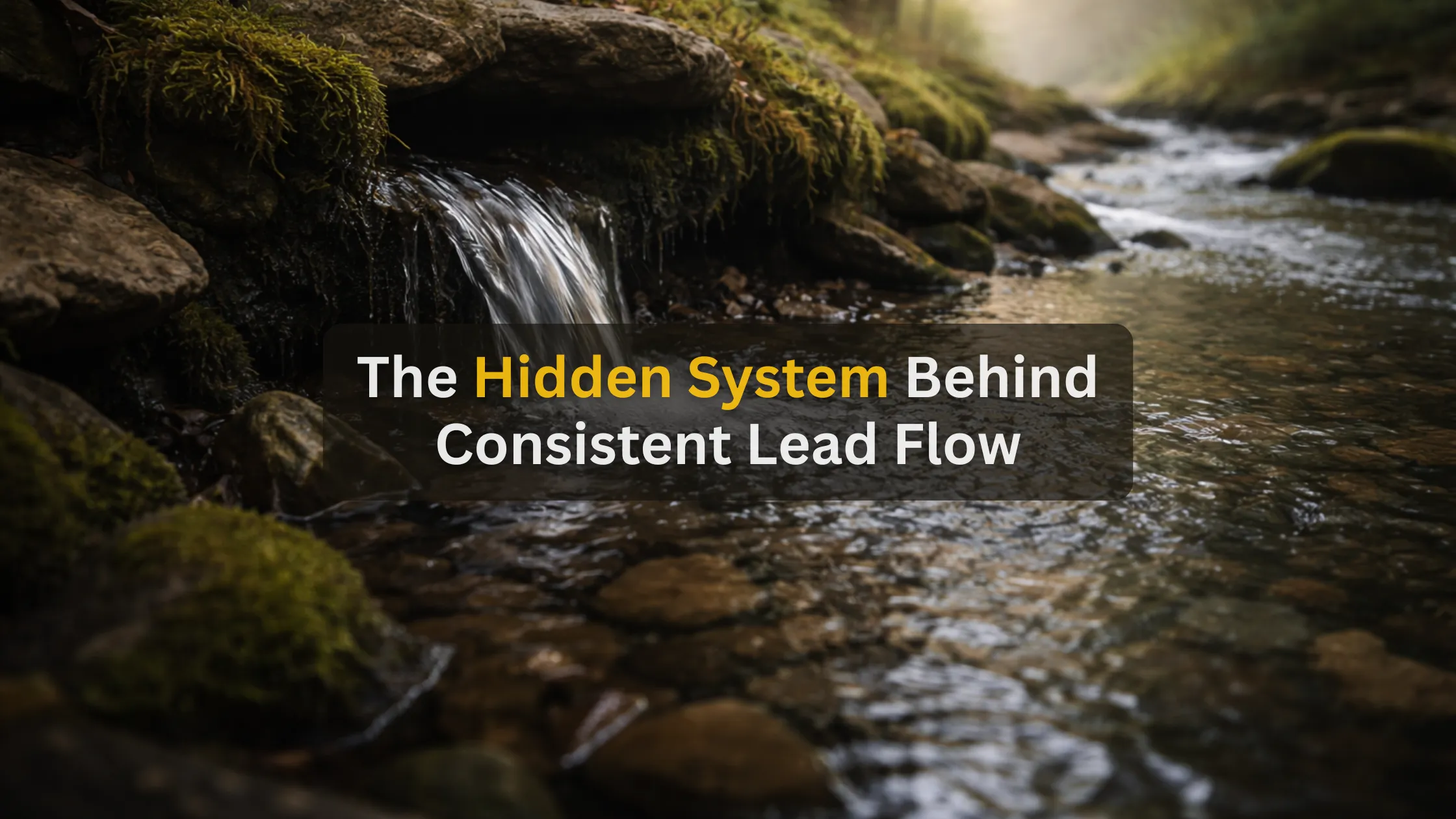 system behind consistent lead flow