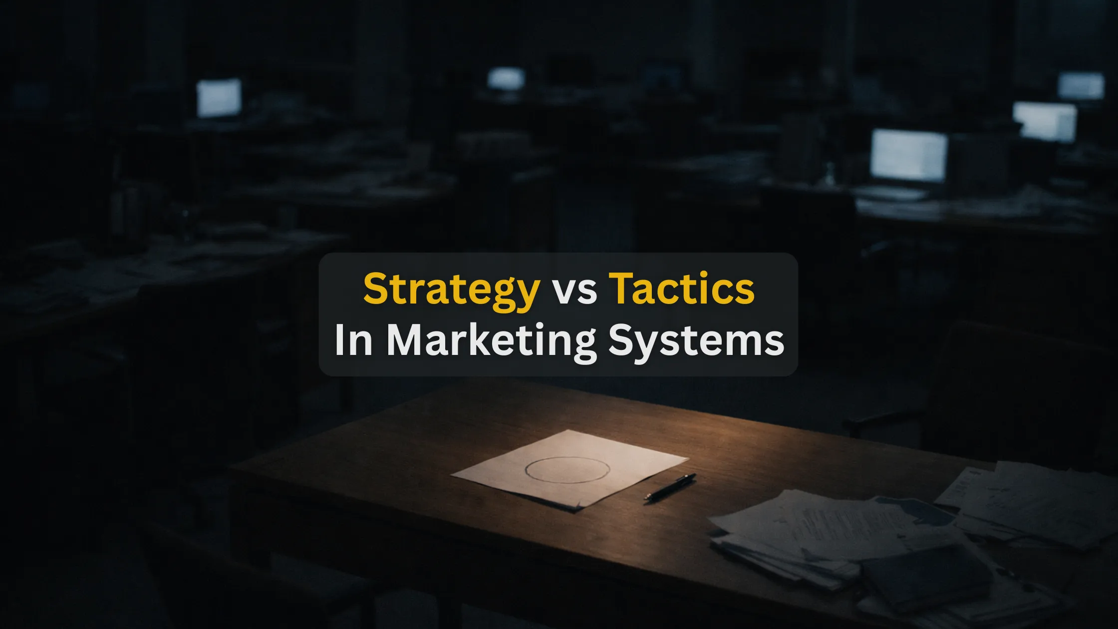 strategy vs tactics in marketing