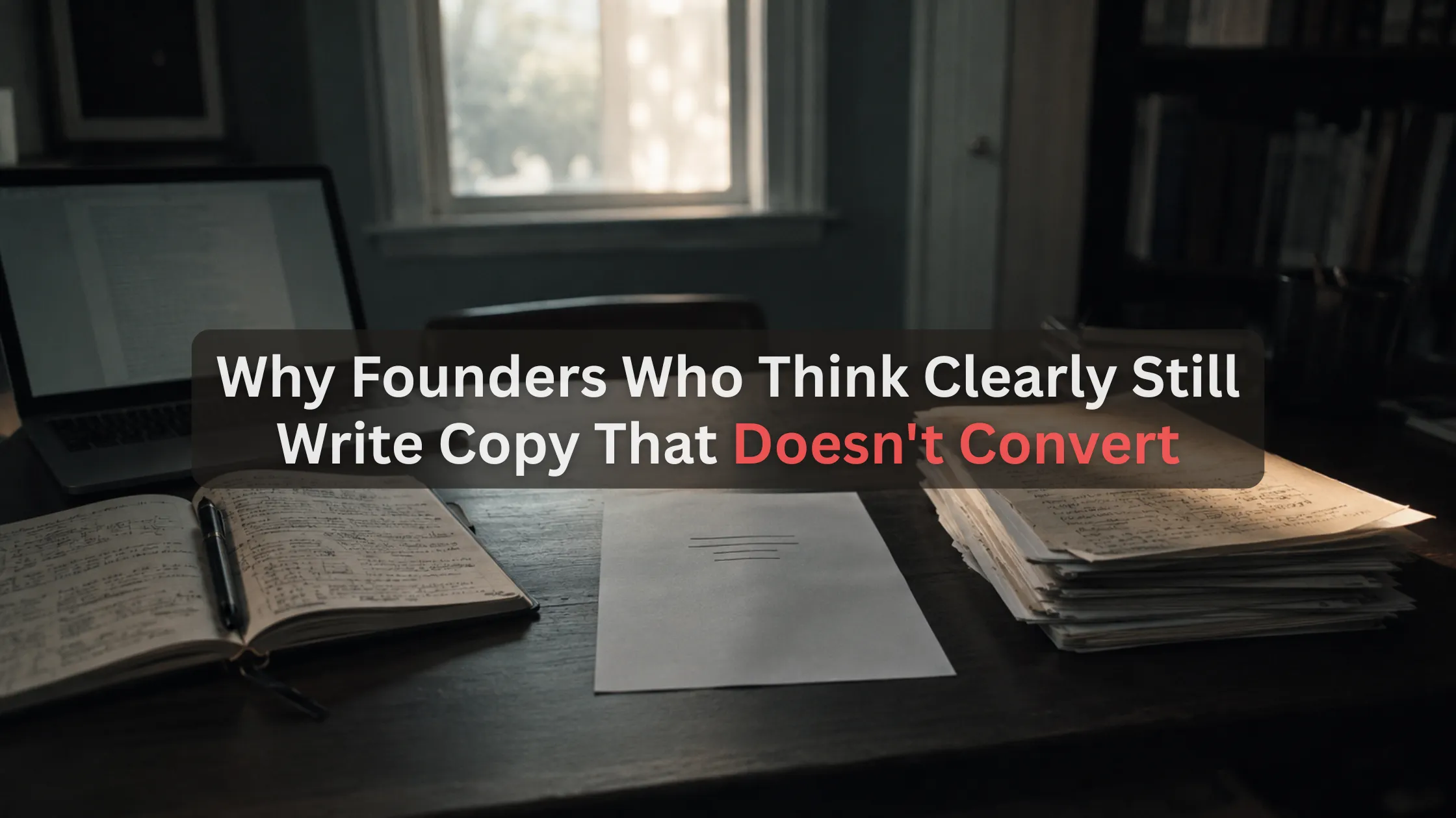 Why Founders Who Think Clearly Still Write Copy That Doesn’t Convert